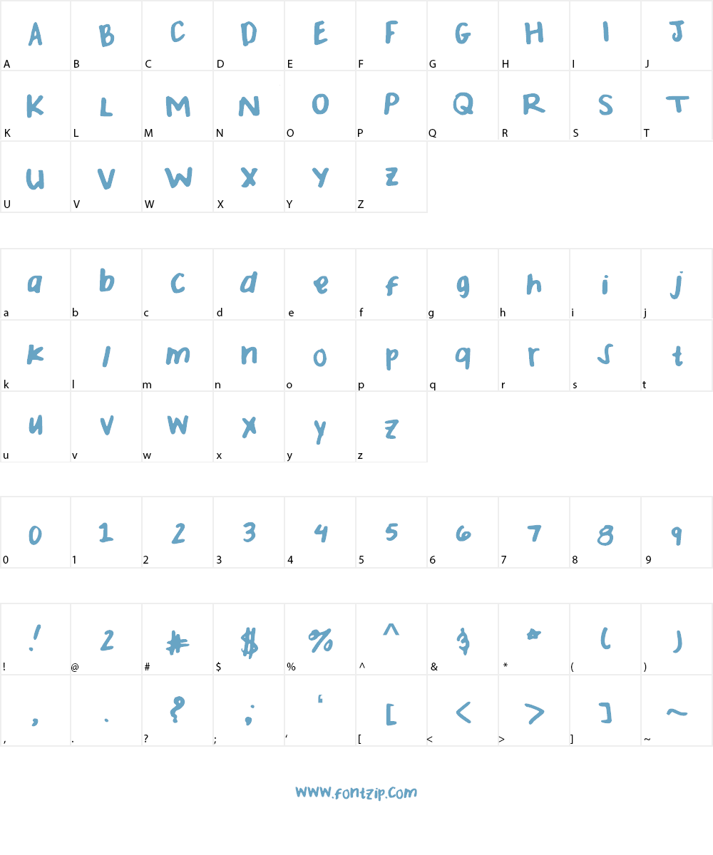 YoungandBeautiful Font Character