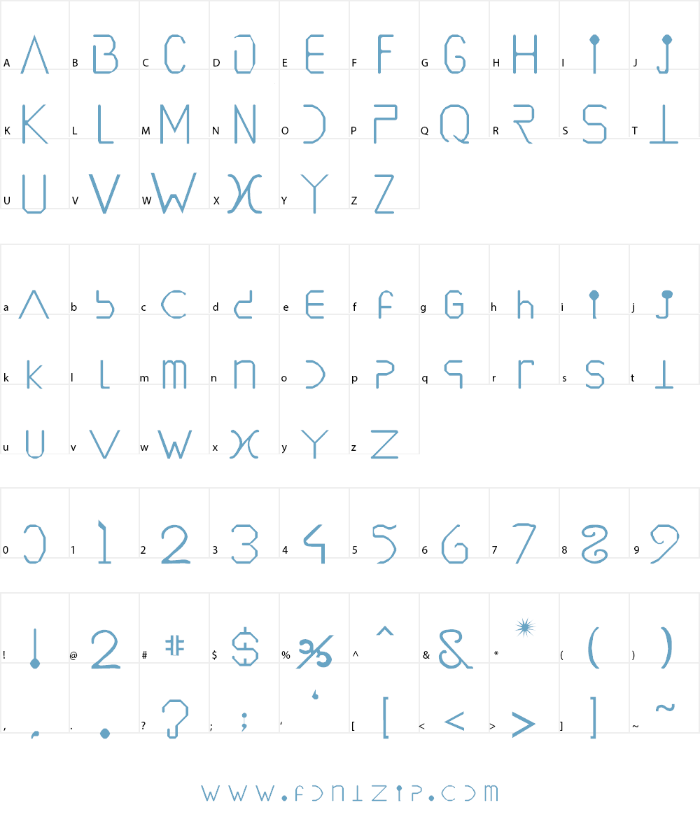 VEGESIGNES Font Character