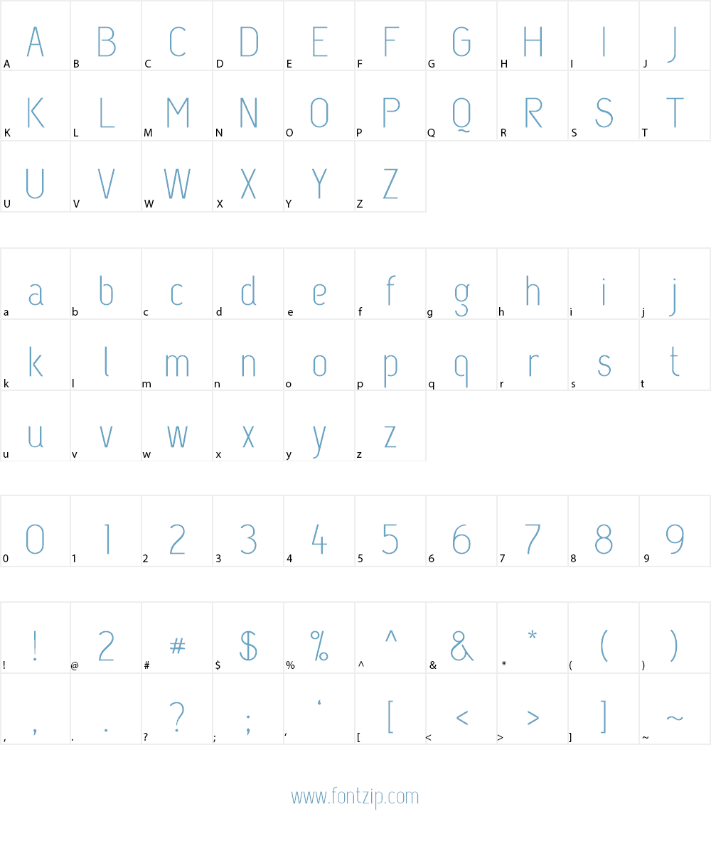Capsuula Font Character