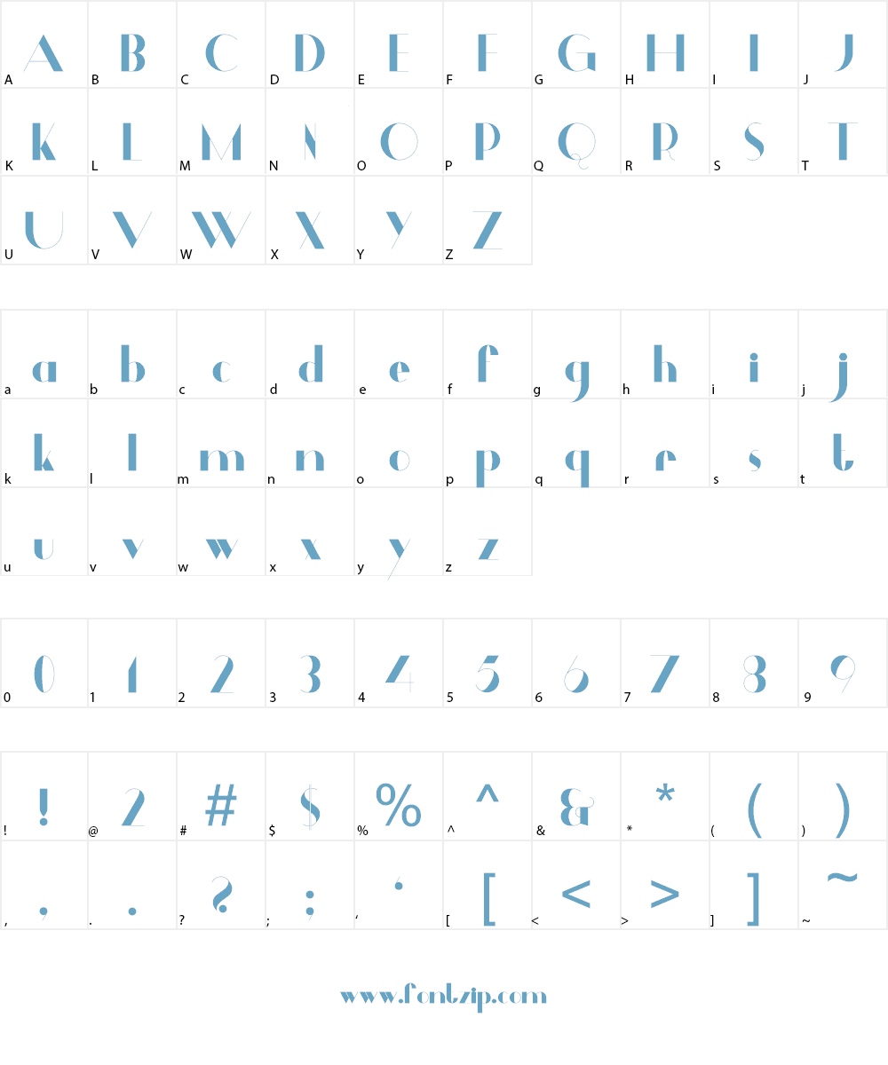 Dalmais Font Character