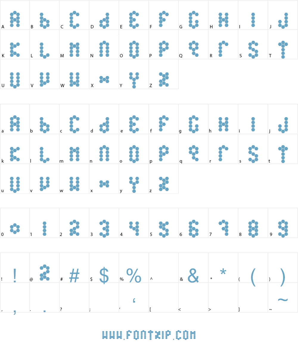 Beetype Filled Font Character