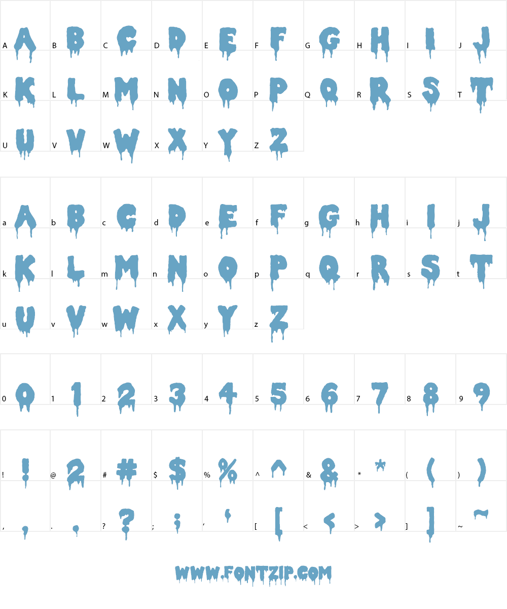 Double Feature Font Character