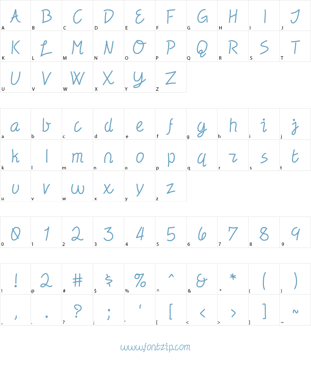 Electronica Font Character