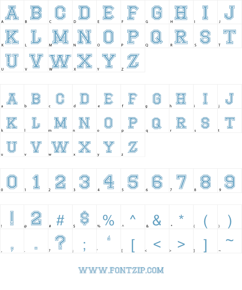 CF Montreal High School Font Character