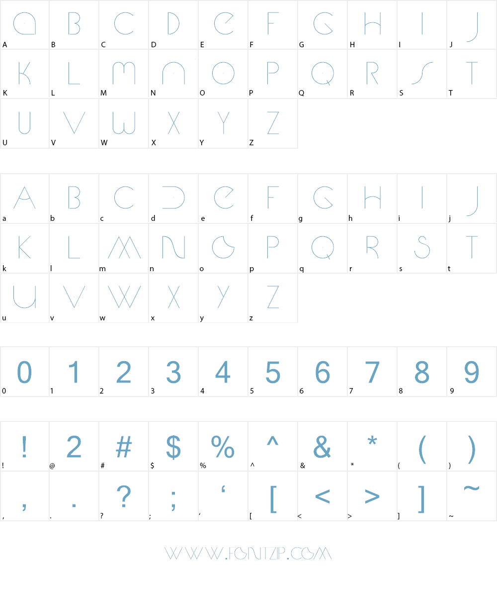 Marte Font Character