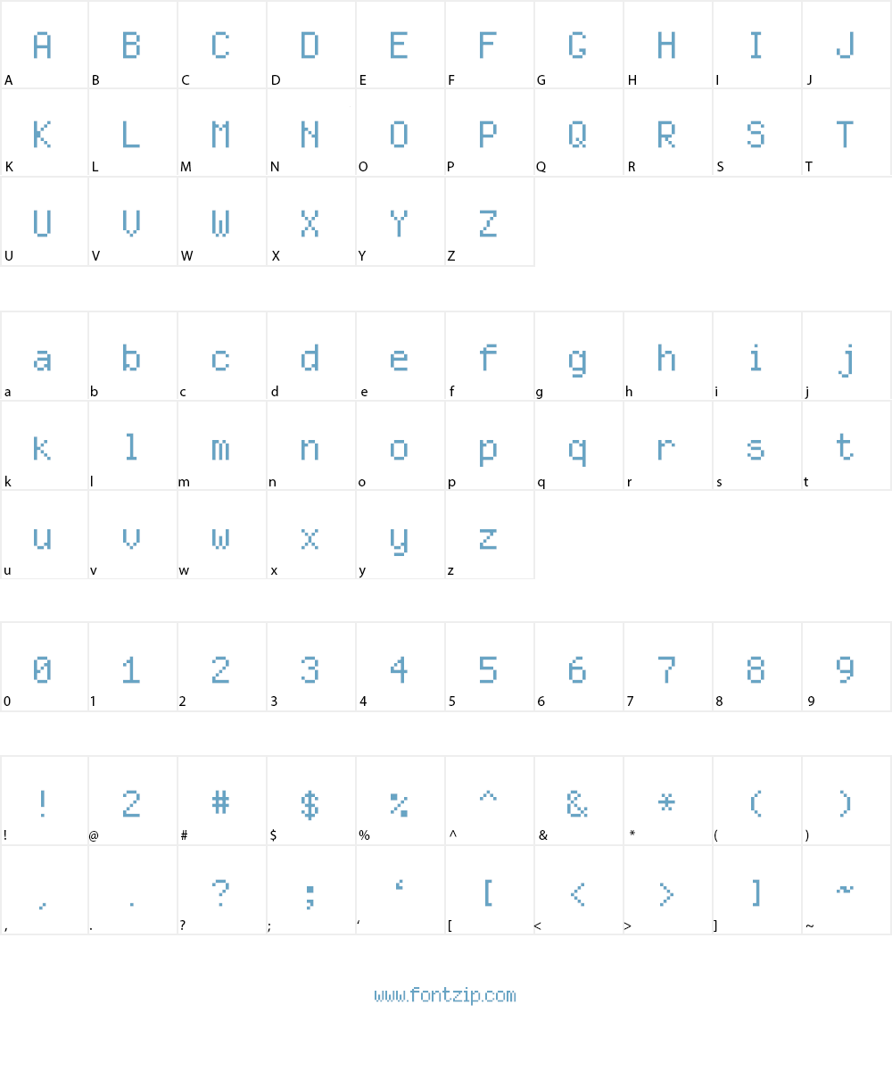 NBP Sydnie2 Font Character