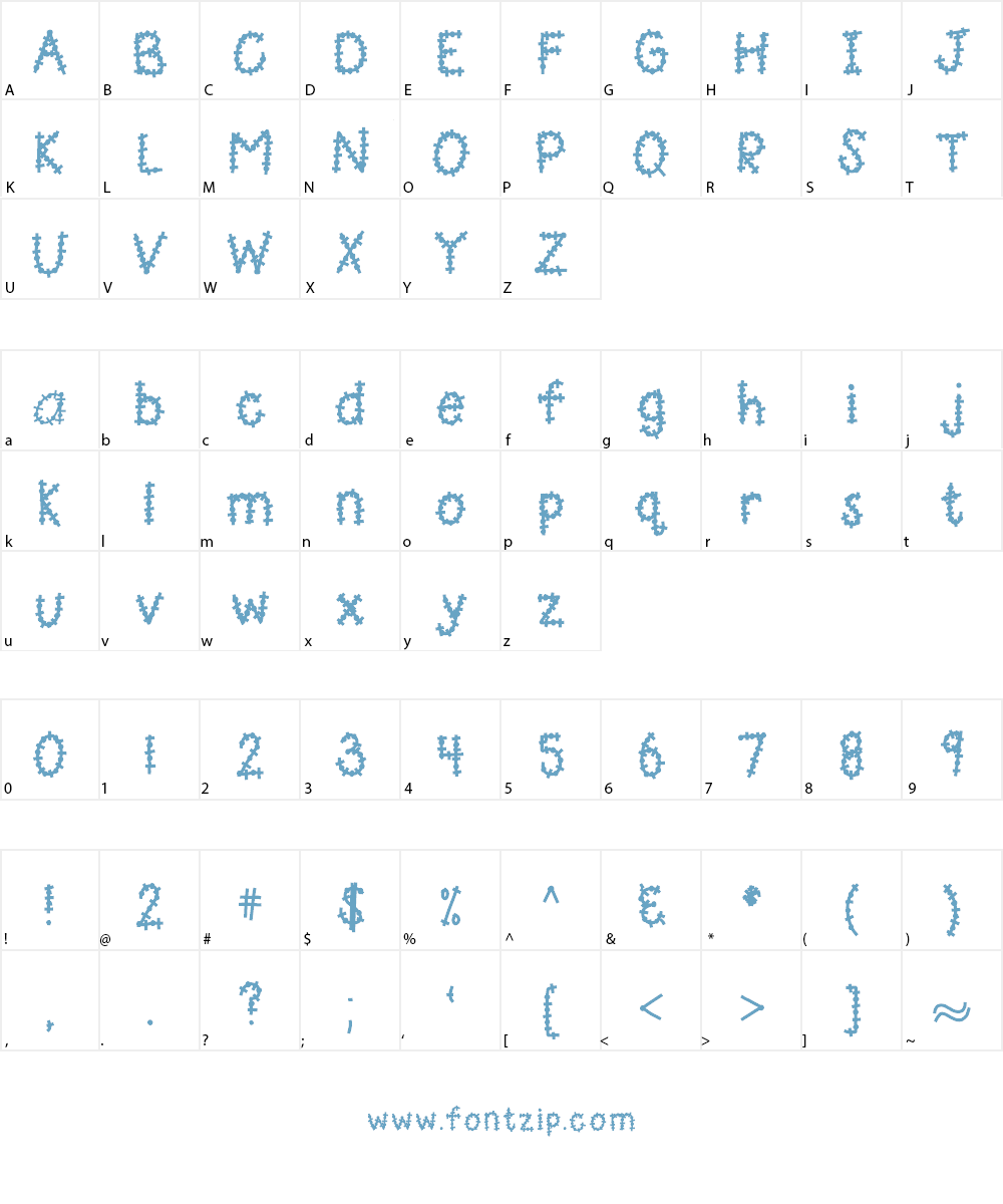 HomegirlMia Font Character