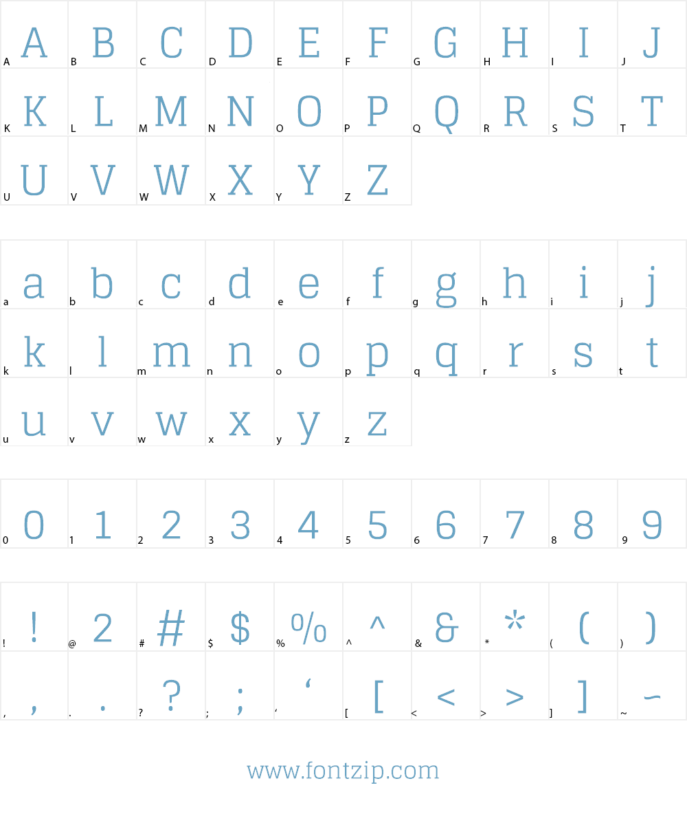 Glegoo Font Character