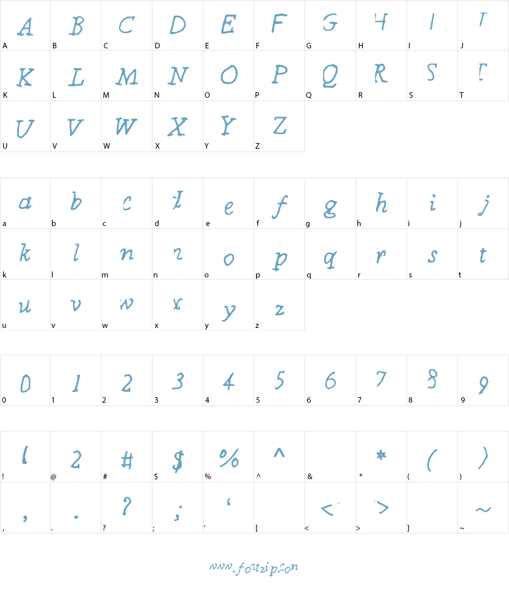 CoolFont Font Character