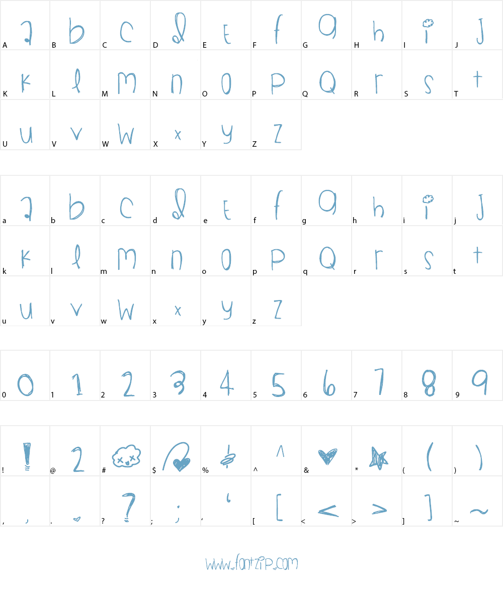 Blackgold Font Character