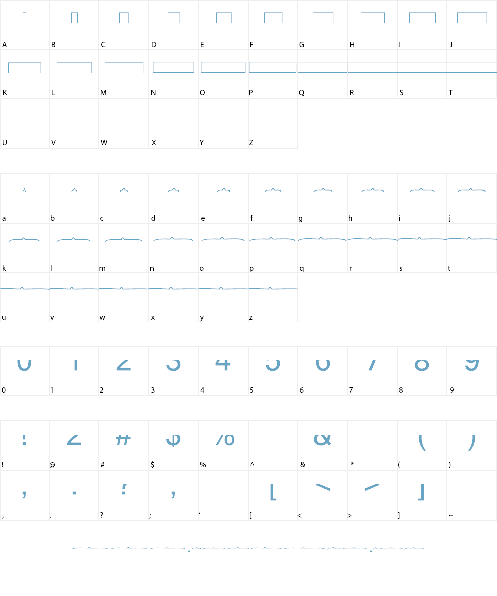 KG Math Bar Models Font Character