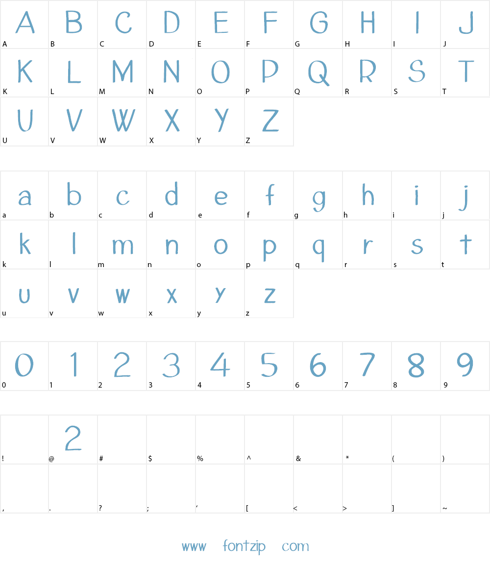 CF Cant Change The World Font Character