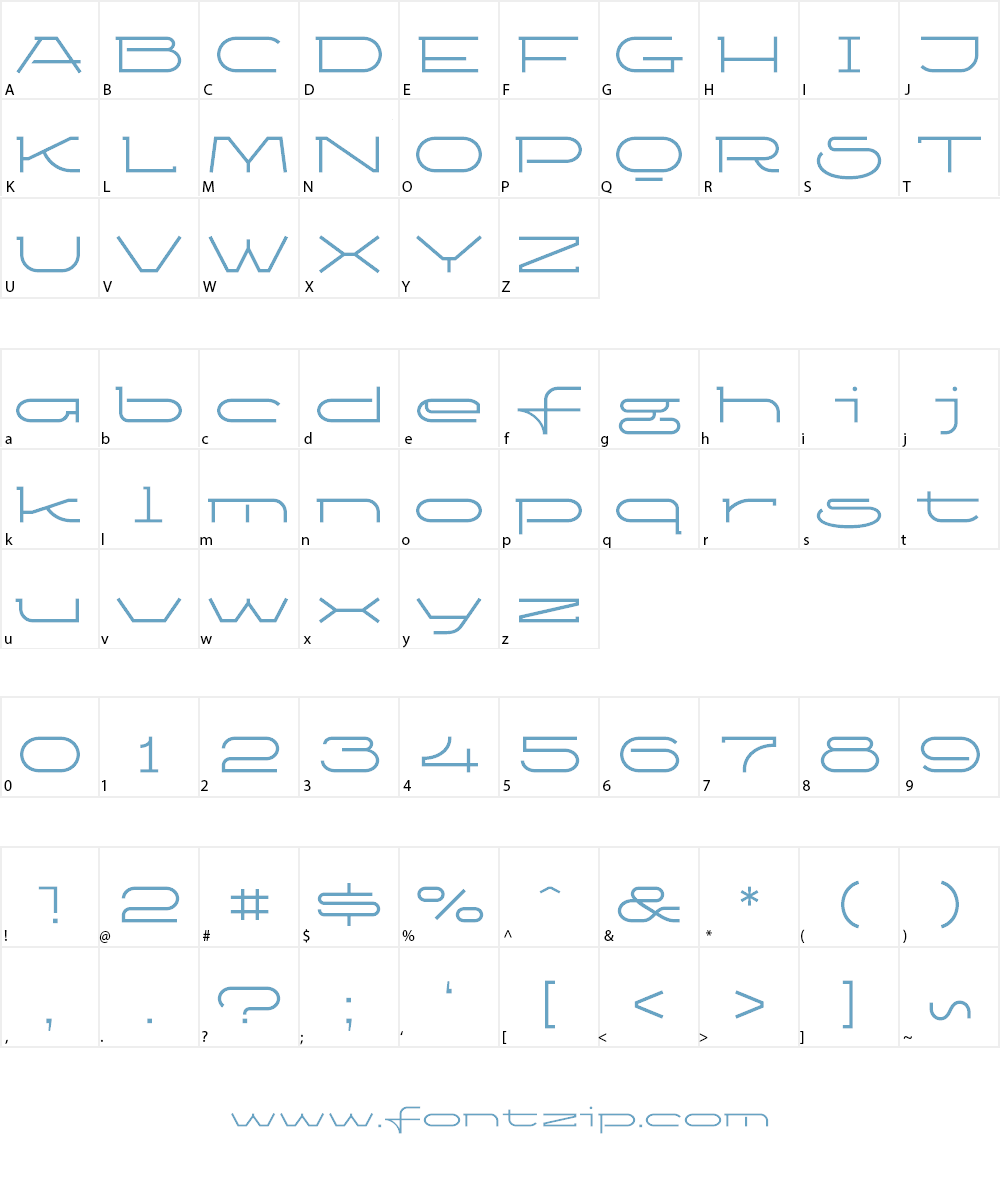 Ketosag Font Character