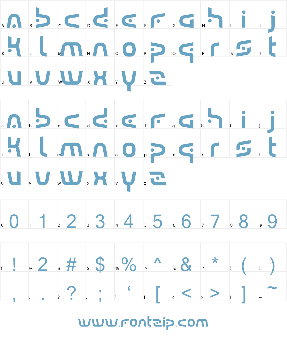 Airswing Headline Font Character