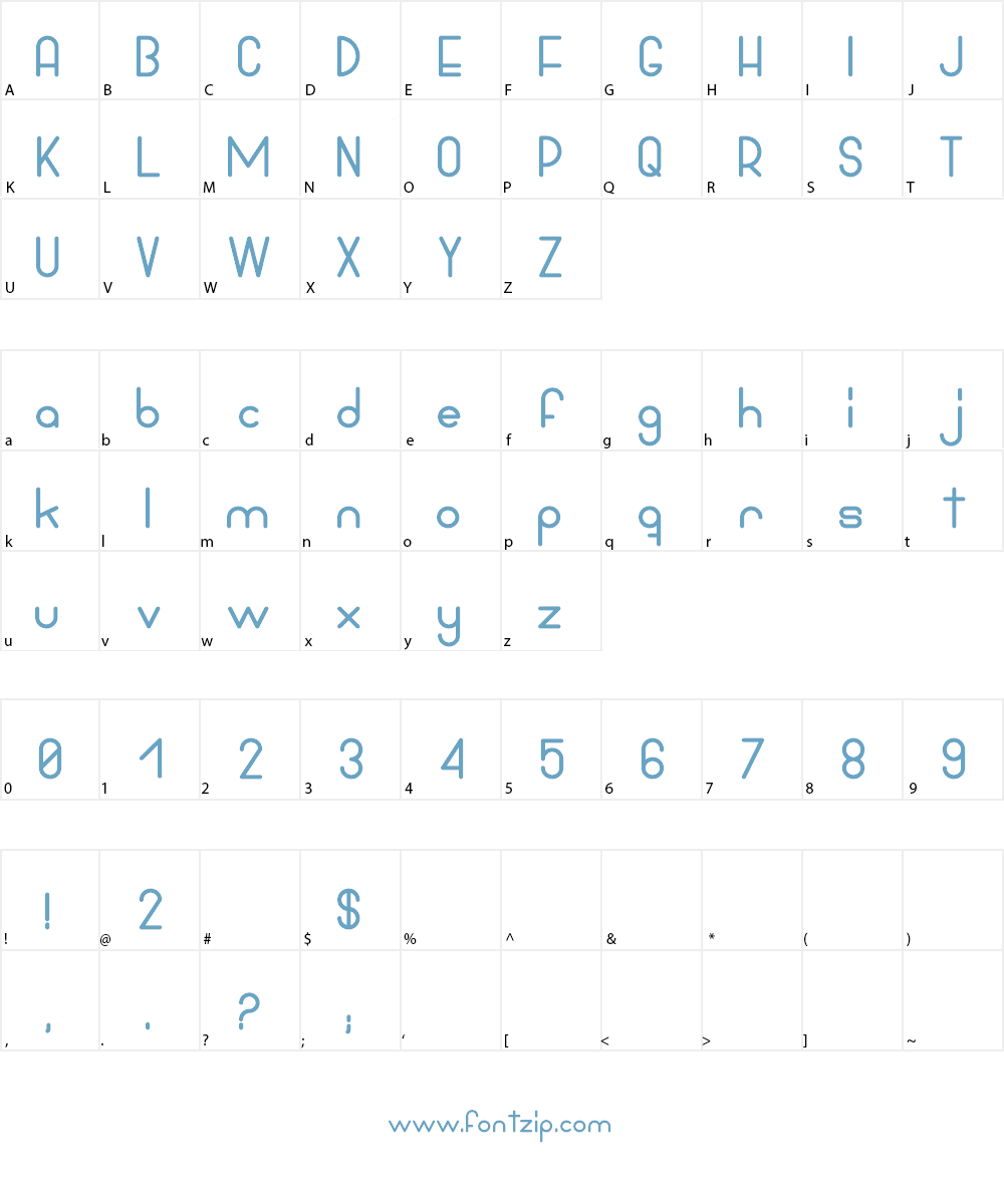 Bowhouse Font Character