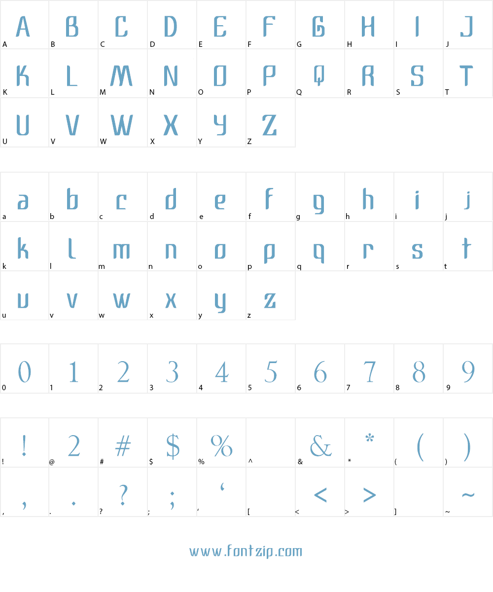 chemnad Font Character