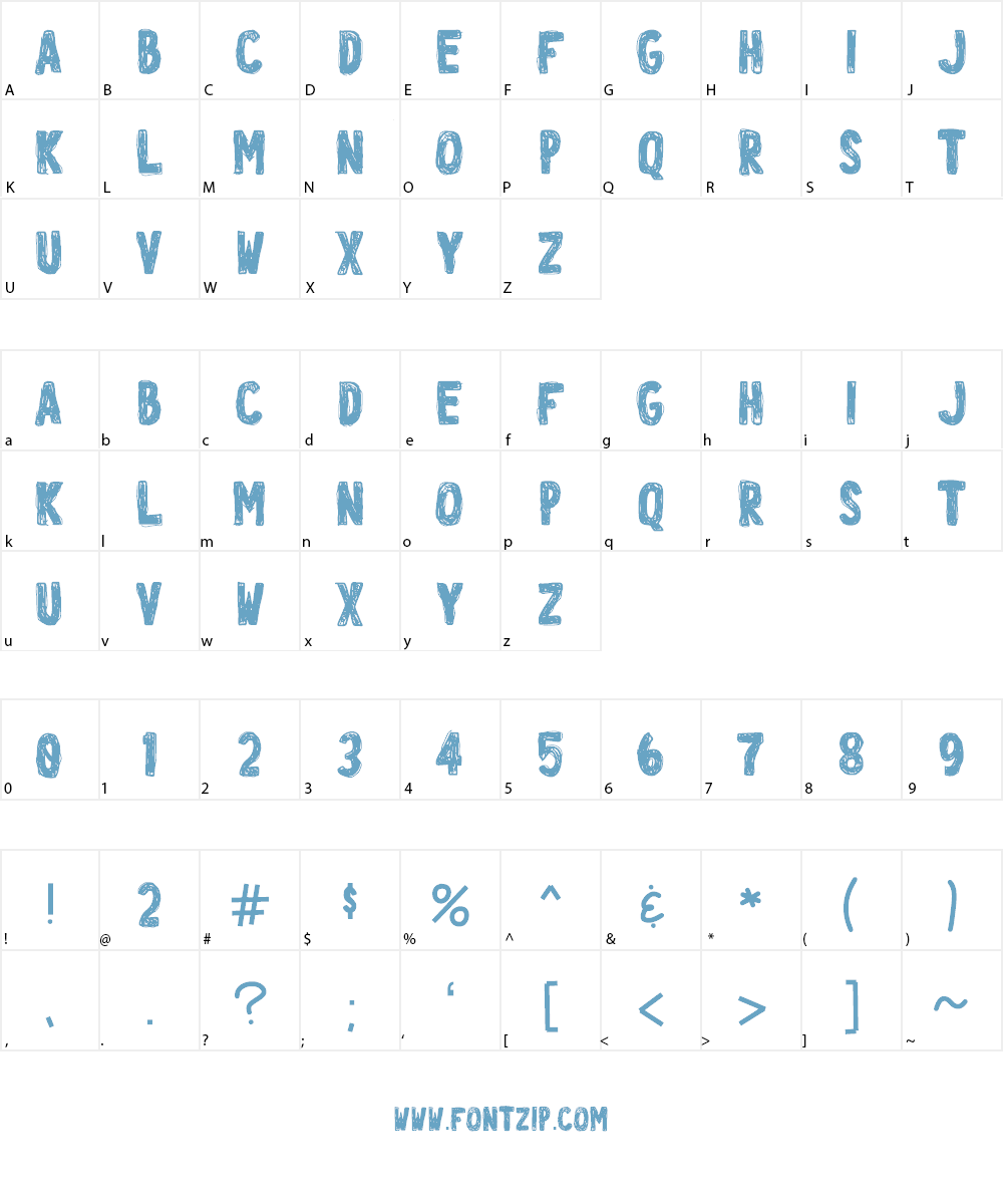LicensePl8 Font Character