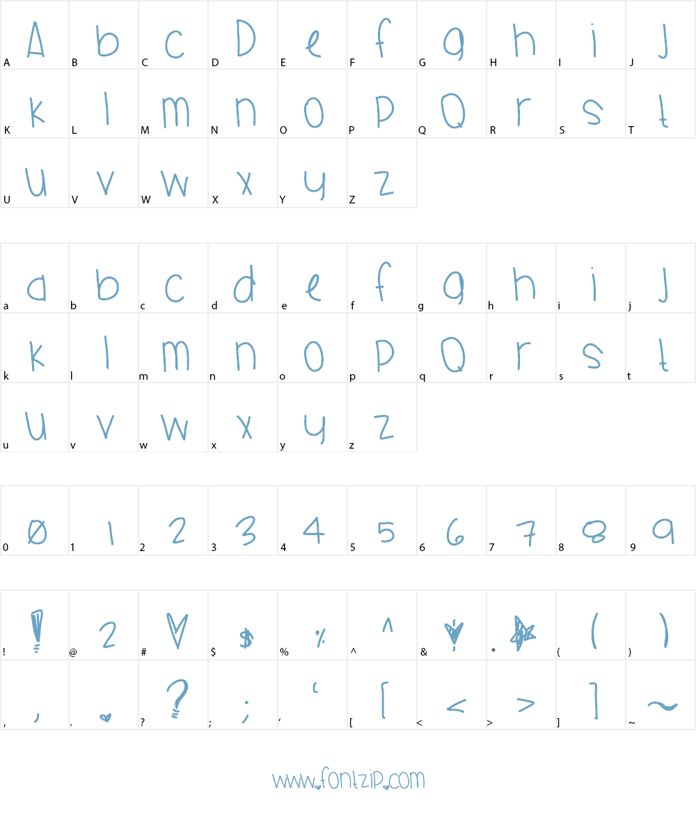 CharmeleonRed Font Character