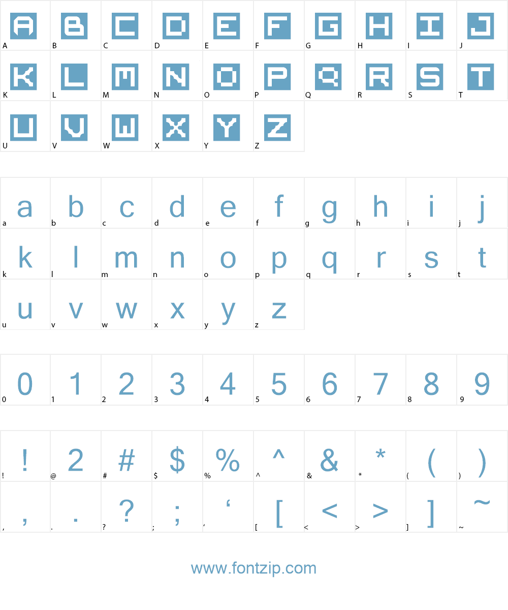 AREO Font Character