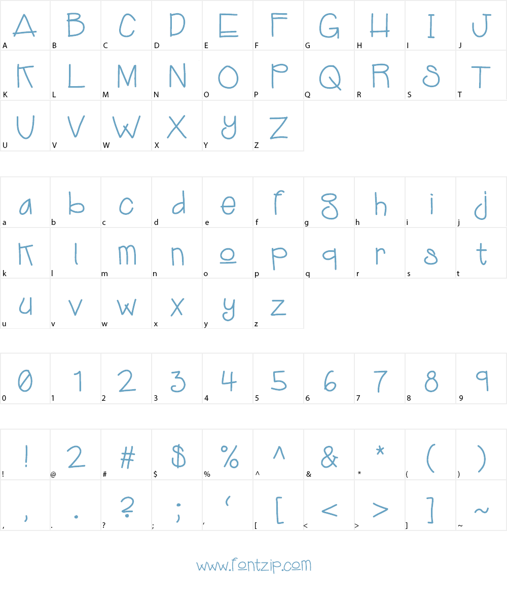KBJukebox Font Character