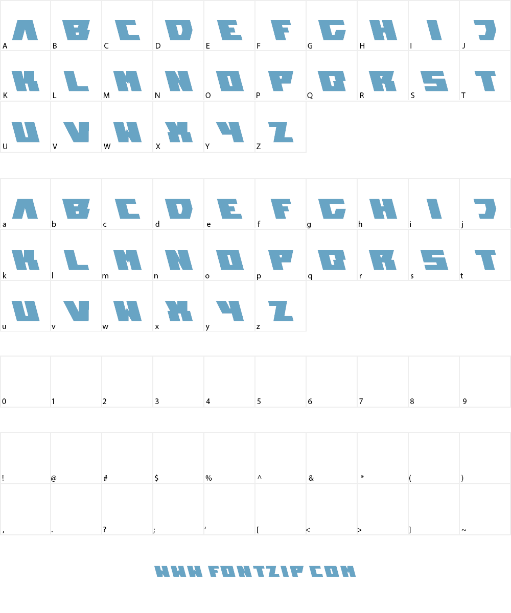transformation Font Character