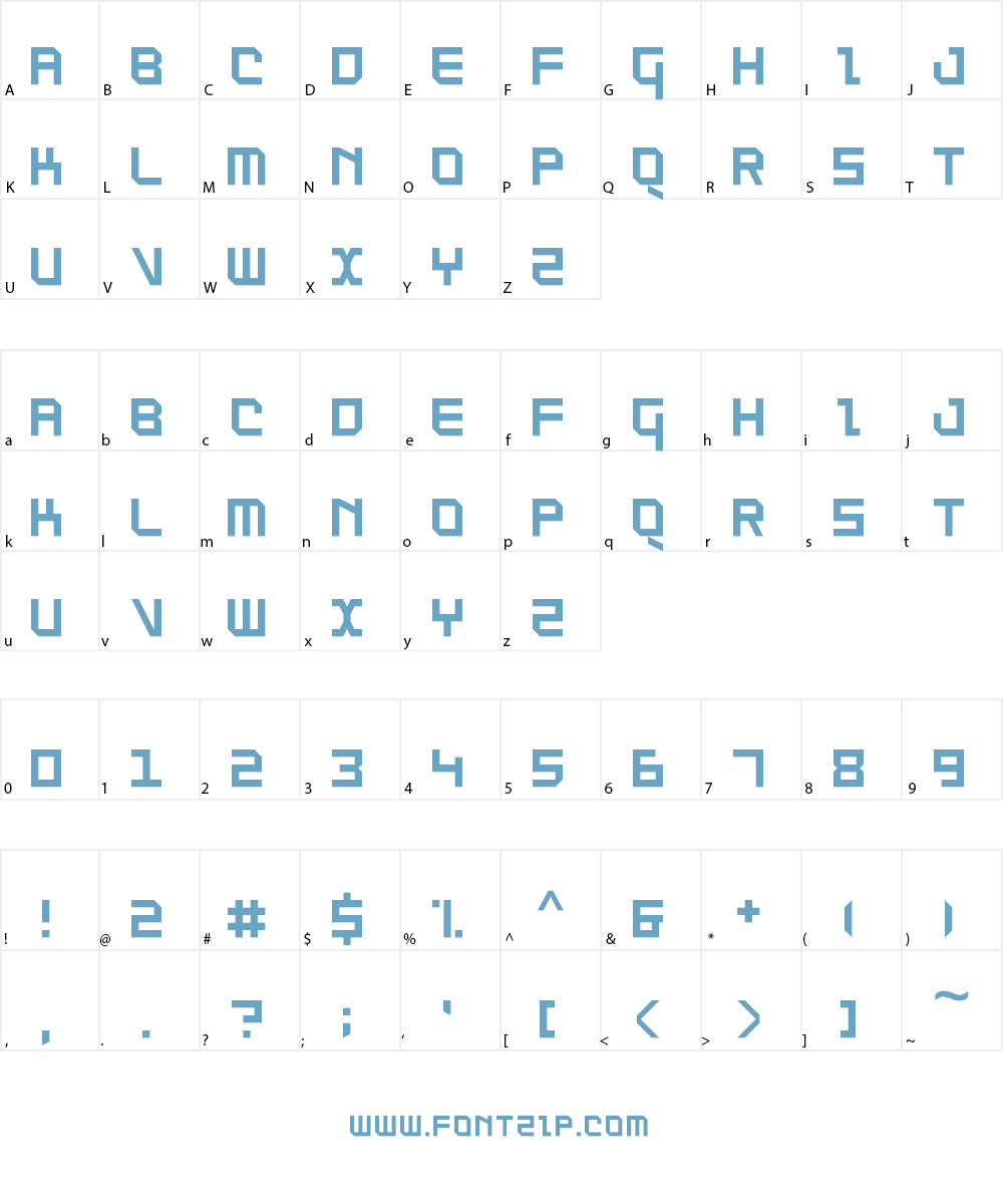 SuperThing NBP Font Character