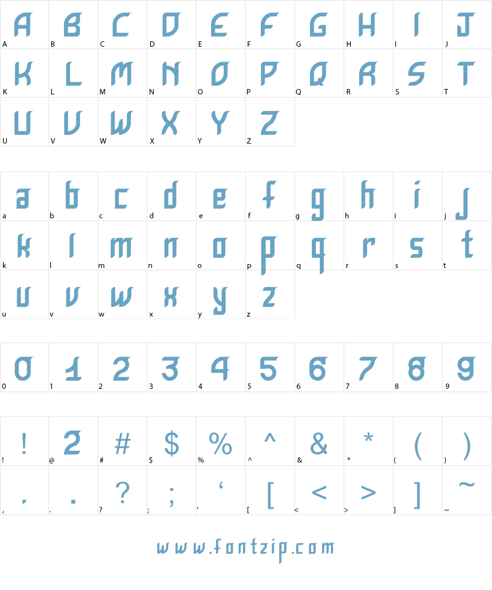 Krugovis Font Character