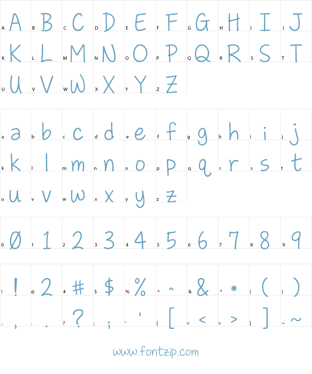 KG Love Somebody Font Character
