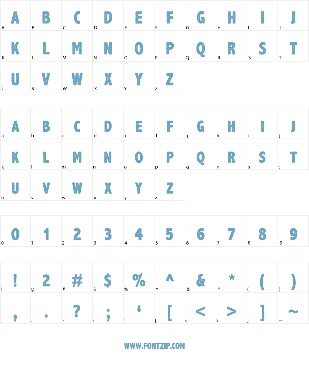 AxeHandel Font Character