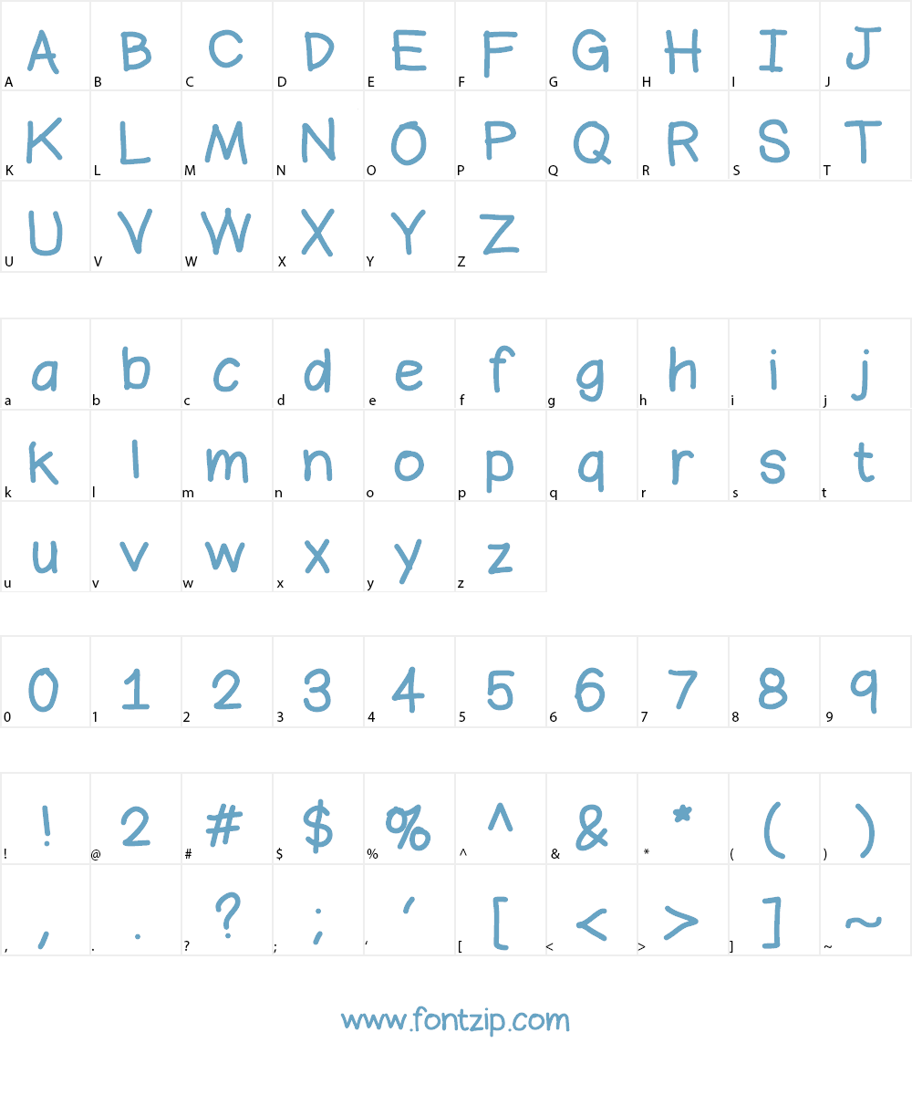 Bromine Font Character