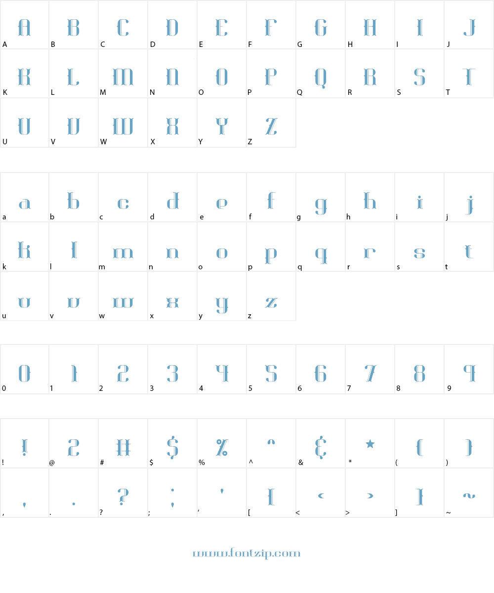 Blackoninaut BRK Font Character