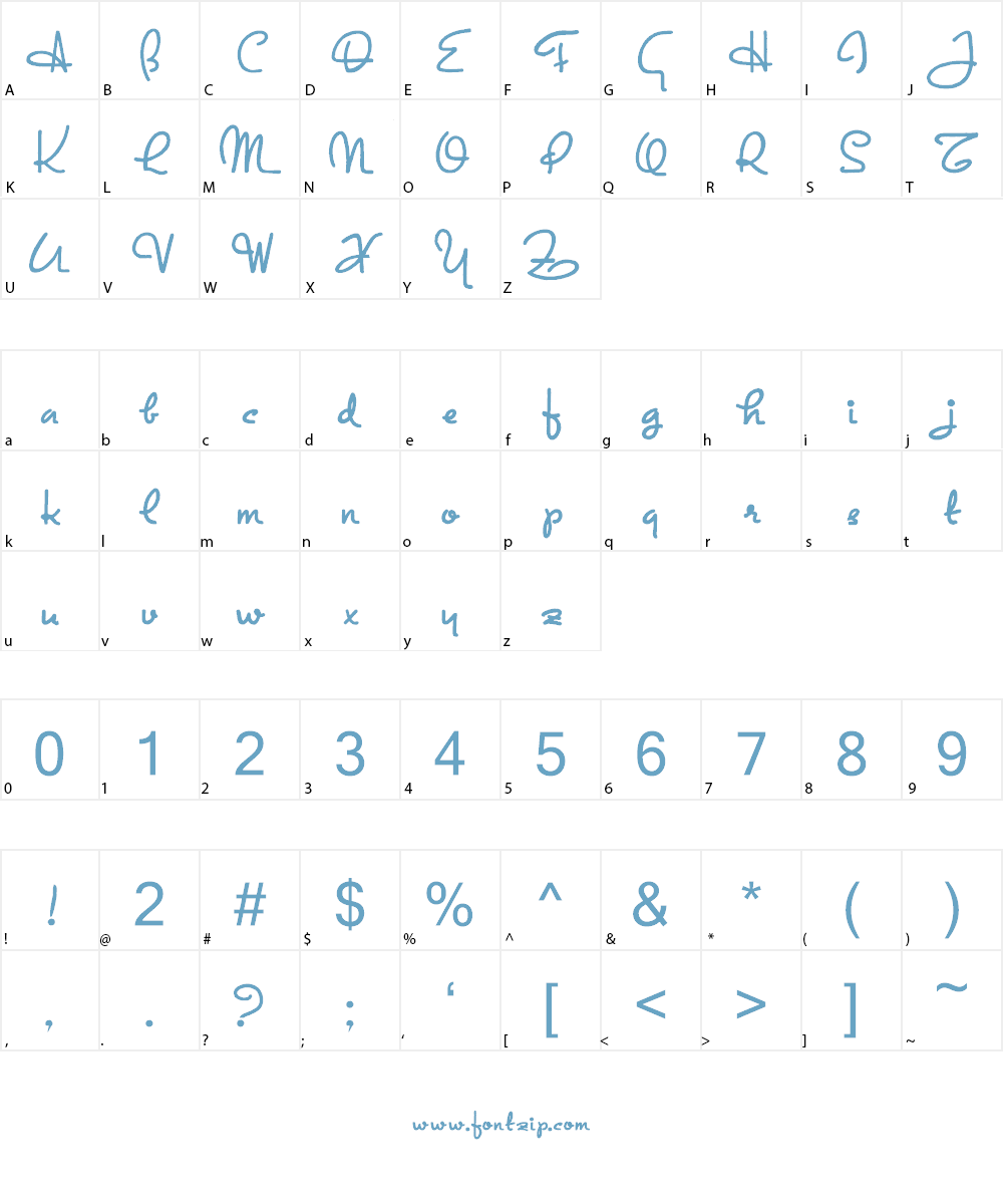 Exposition Font Character