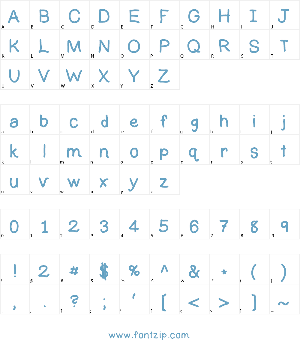 SKElementary Font Character