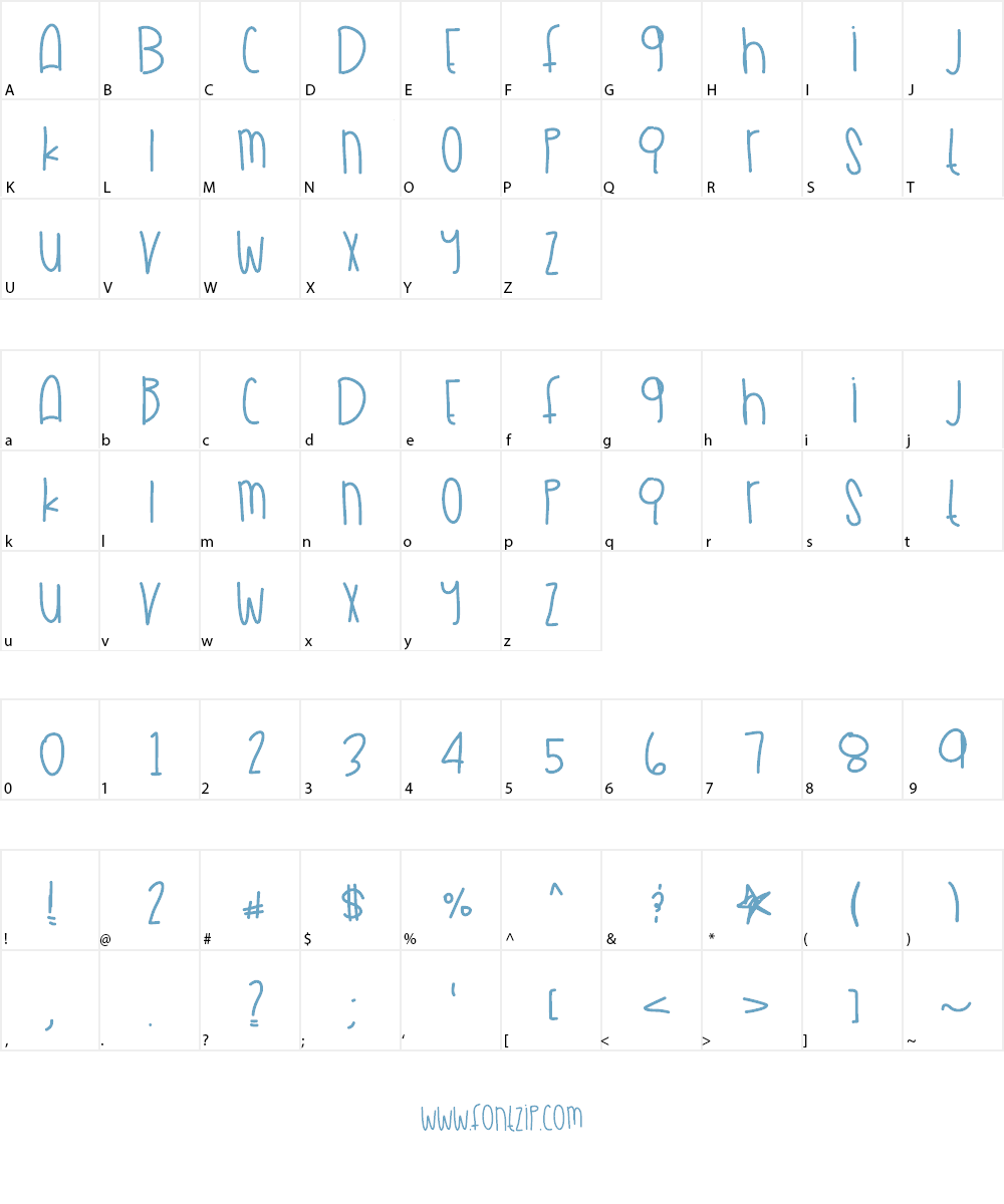 AirMax90 Font Character