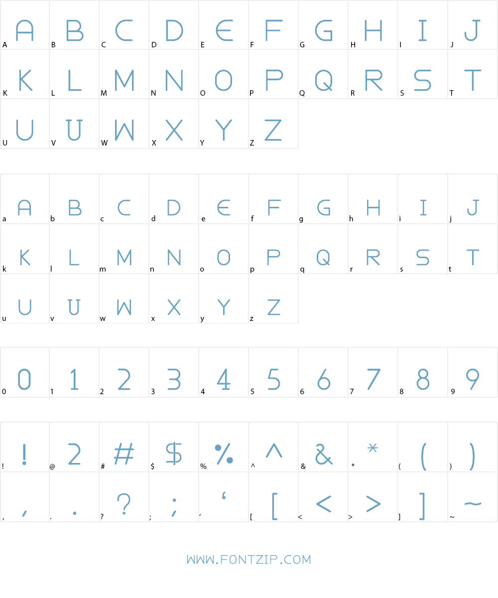 Kalhor Font Character