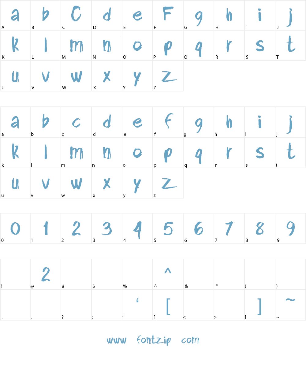 CF Final Conflict Font Character