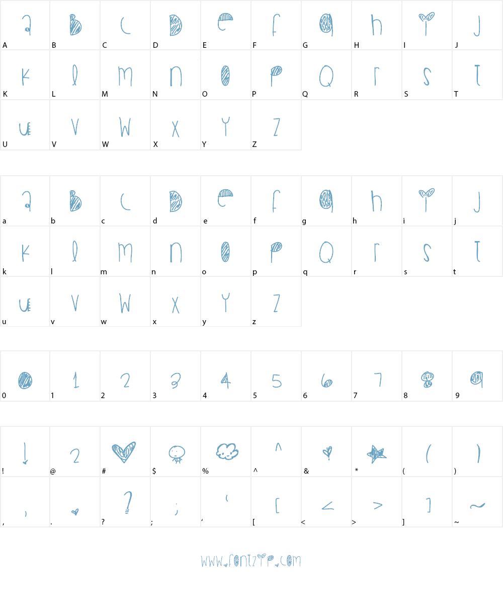 ComeOverTonite Font Character