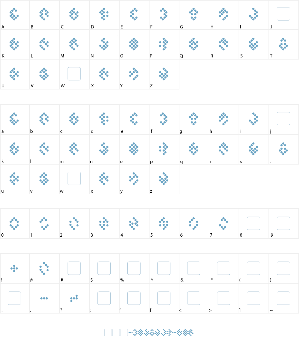Tellarite Font Character