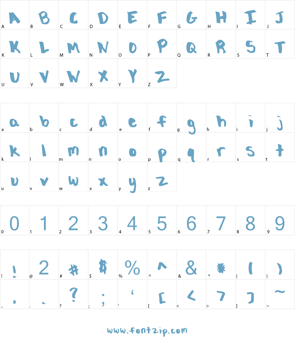 Birney Font Character