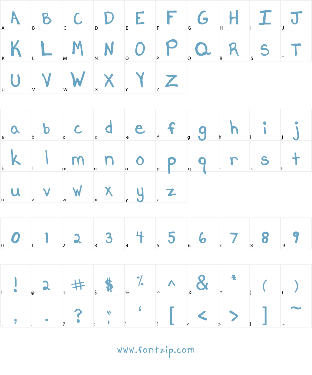 Peggy Font Character