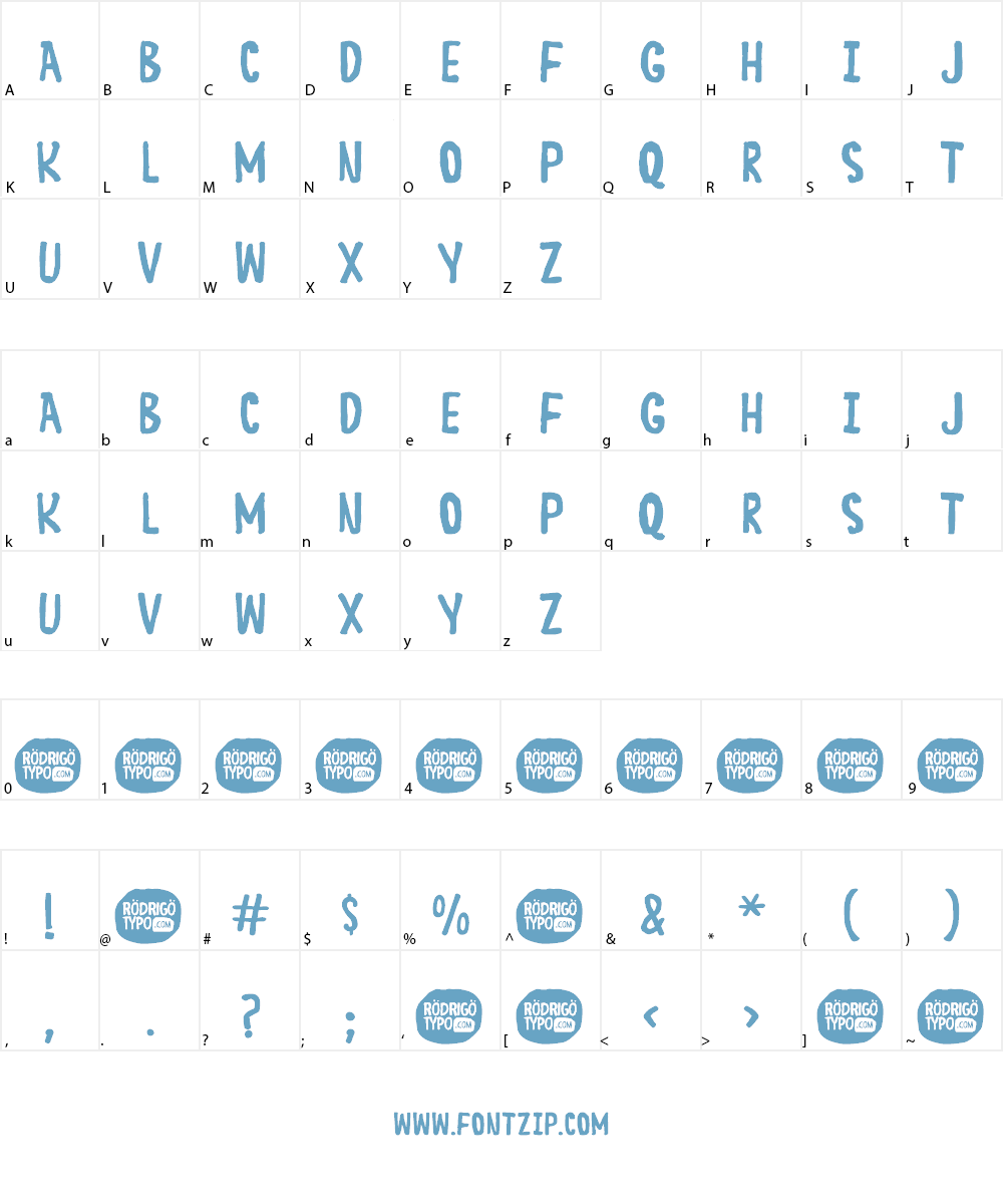 BARRICADA Font Character