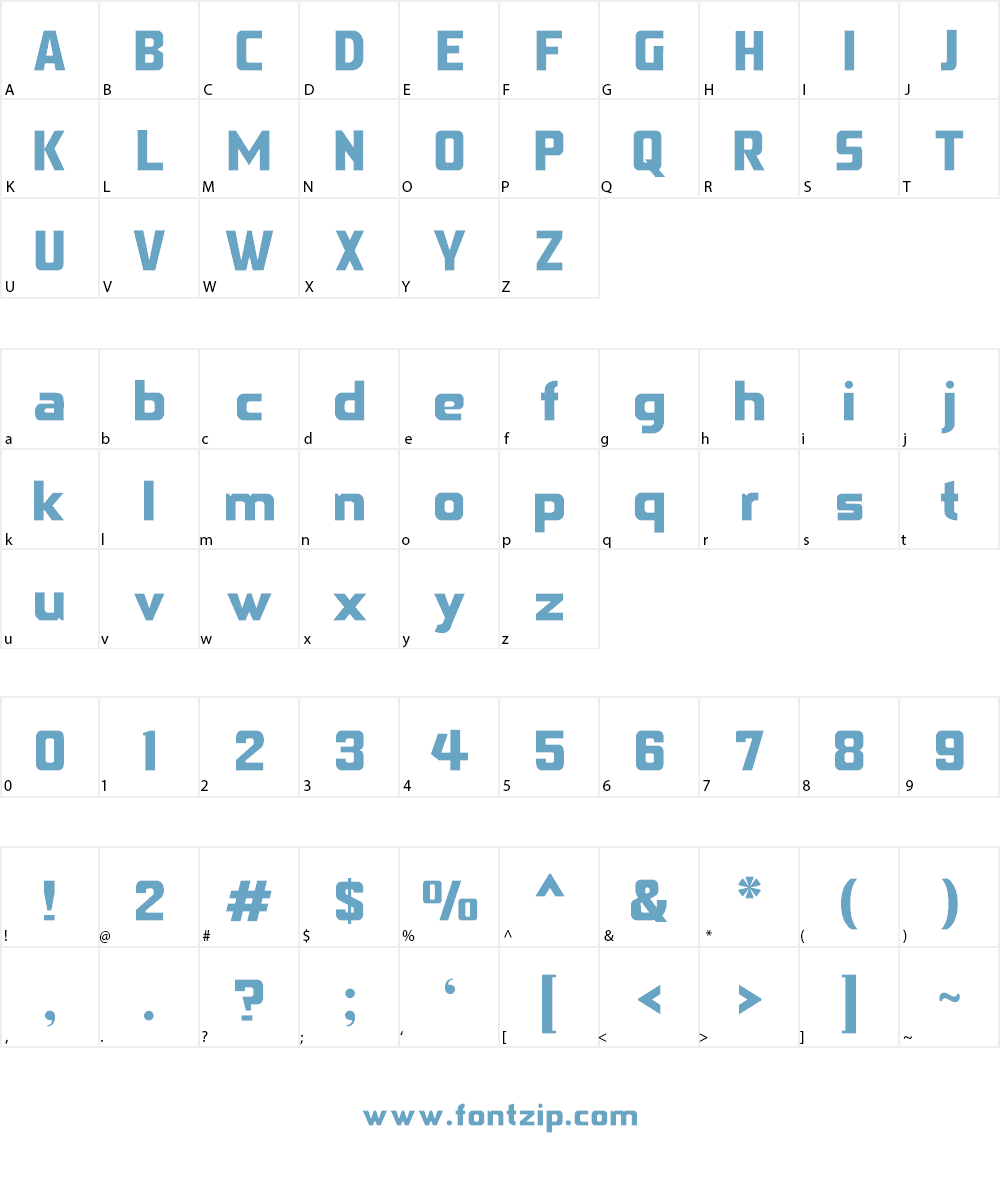 Gageda Font Character