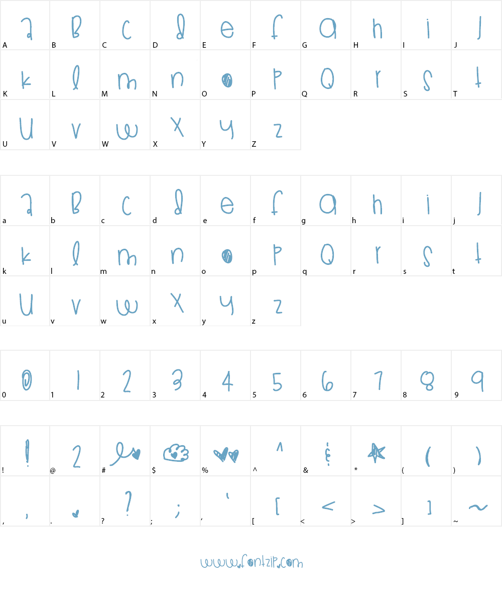 KingsPride Font Character