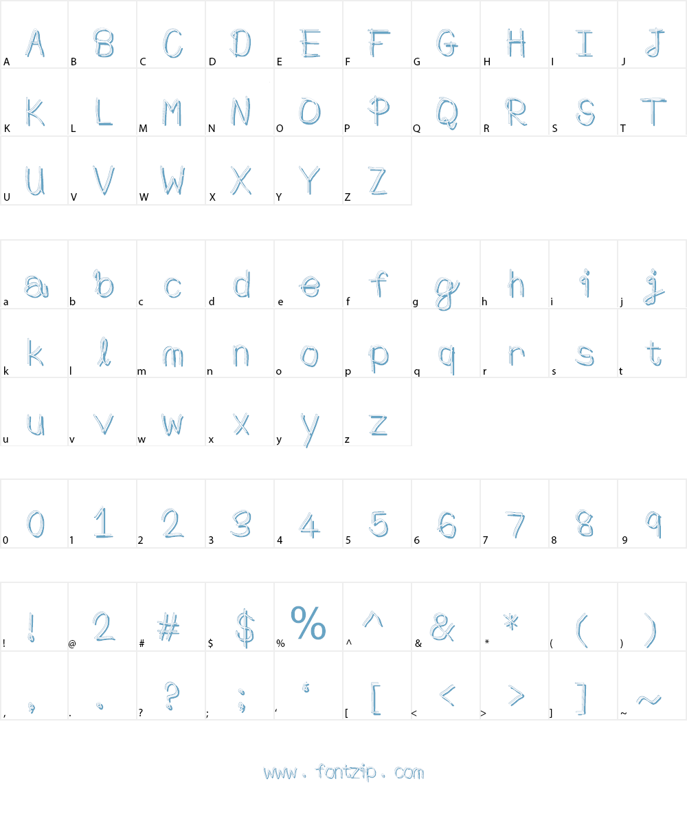 Move It Font Character
