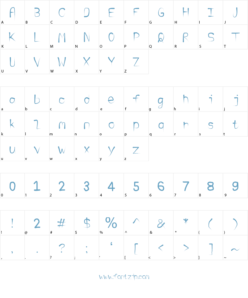 Astral Font Character