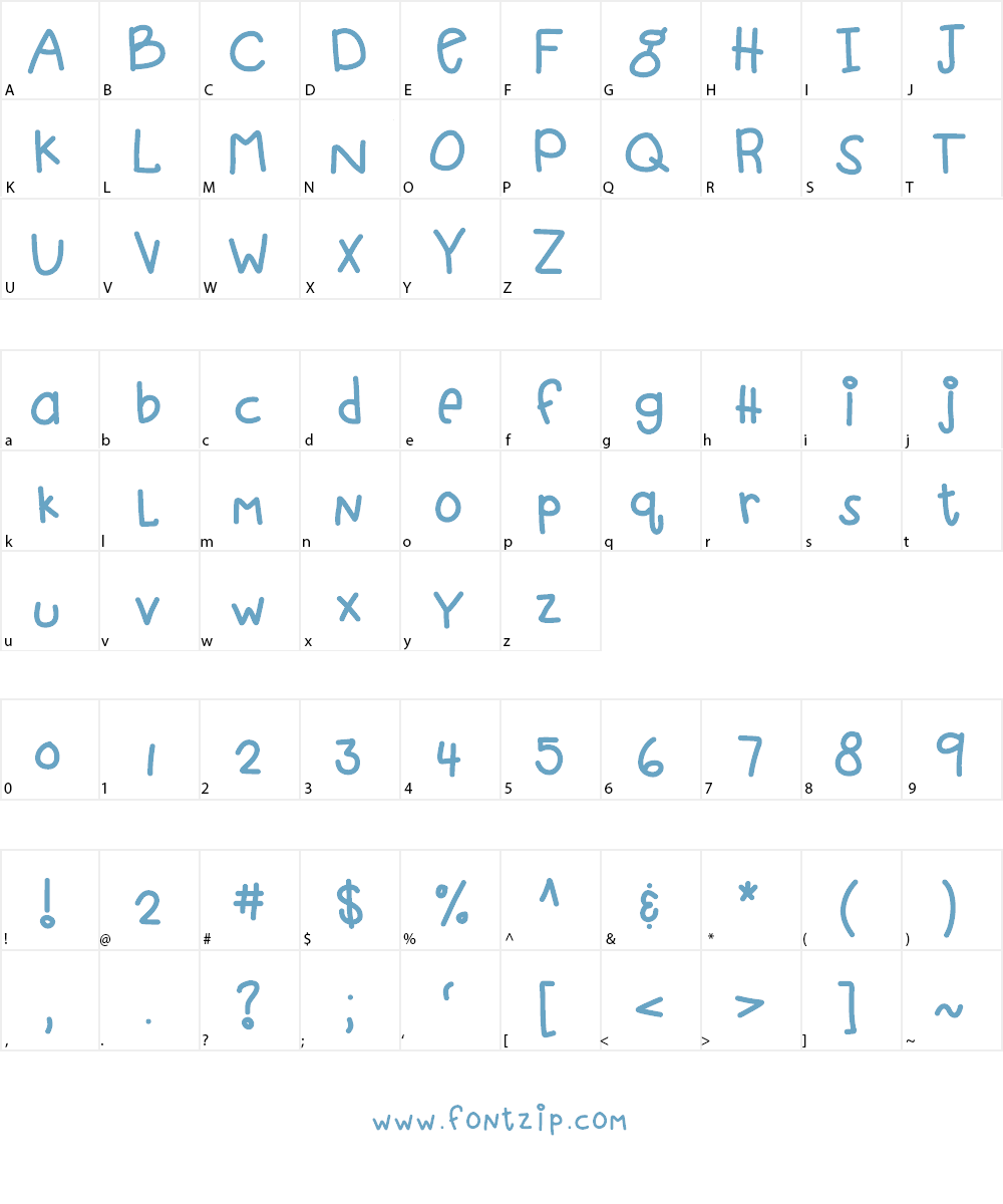 KBwhenpigsfly Font Character