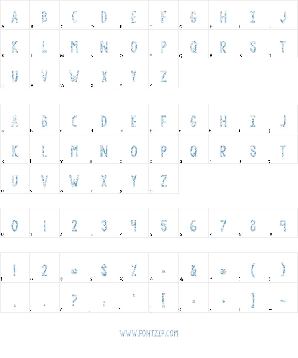 KG Tangled Up In You Font Character