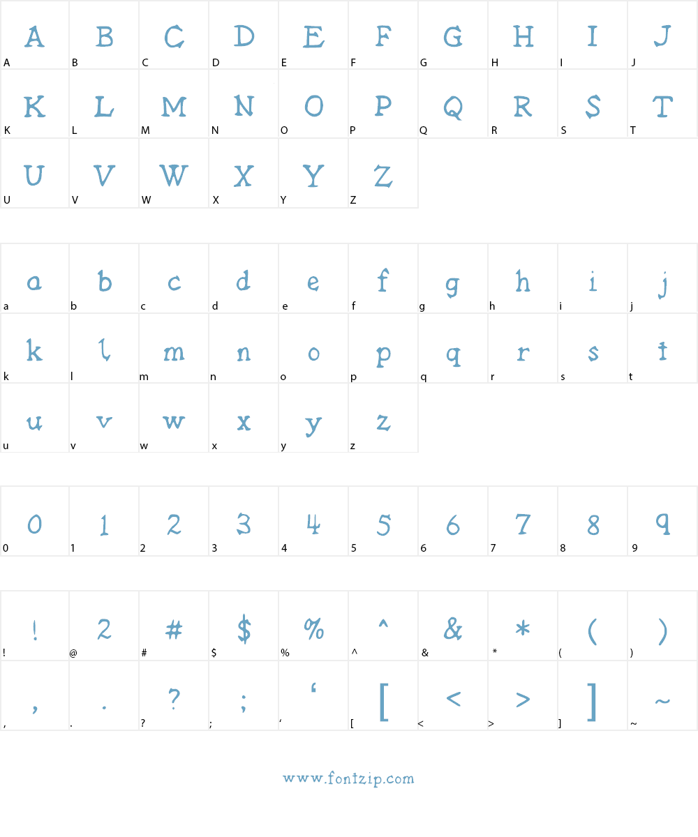 Midtown Roman Font Character