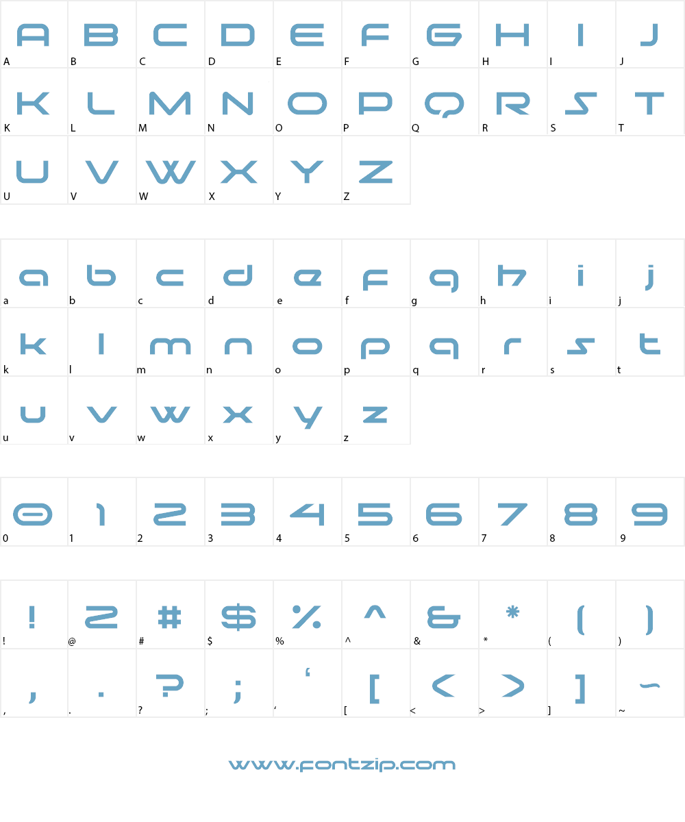 moonhouse Font Character