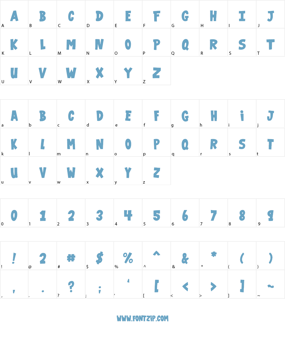 VTC-GarageSale Font Character